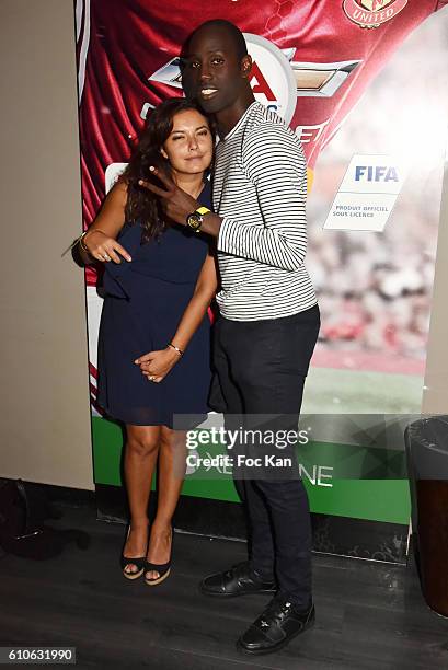 Anais Baydemir and Leslie Djhone attend FIFA Xperience at Cercle Cadet on September 26, 2016 in Paris, France.