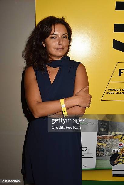 Anais Baydemir attends FIFA Xperience at Cercle Cadet on September 26, 2016 in Paris, France.