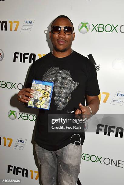 Mokobe attends FIFA Xperience at Cercle Cadet on September 26, 2016 in Paris, France.