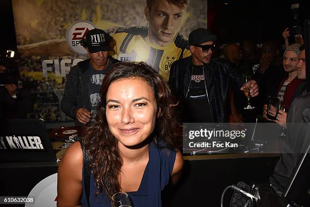 Anais Baydemir attends FIFA Xperience at Cercle Cadet on September 26, 2016 in Paris, France.