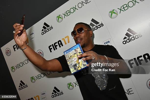Mokobe attends FIFA Xperience at Cercle Cadet on September 26, 2016 in Paris, France.