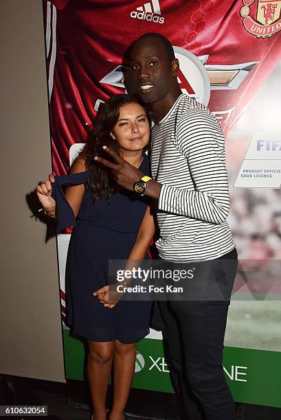 Anais Baydemir and Leslie Djhones attend FIFA Xperience at Cercle Cadet on September 26, 2016 in Paris, France.