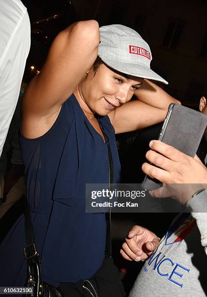 Prsenter Anais Baydemir attends FIFA Xperience at Cercle Cadet on September 26, 2016 in Paris, France.