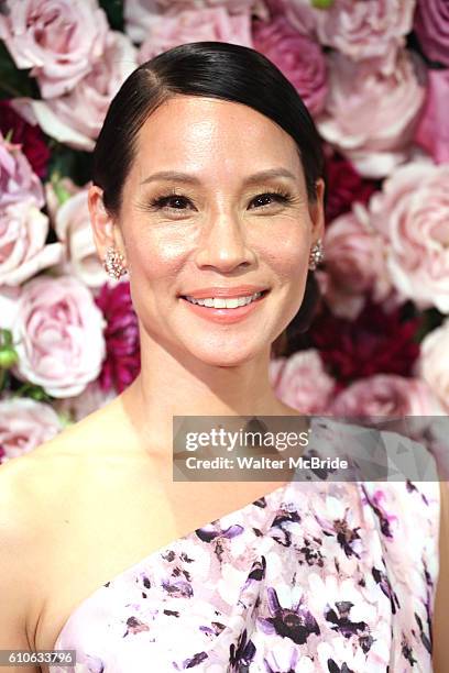 Lucy Liu attends the 2016 American Theatre Wing Gala honoring Cicely Tyson at the Plaza Hotel on September 22, 2016 in New York City.