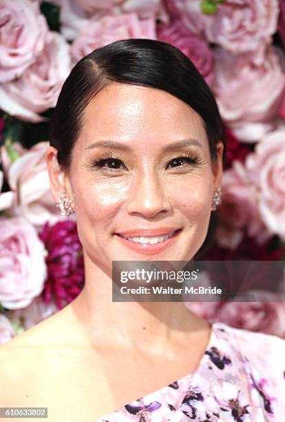 Lucy Liu attends the 2016 American Theatre Wing Gala honoring Cicely Tyson at the Plaza Hotel on September 22, 2016 in New York City.