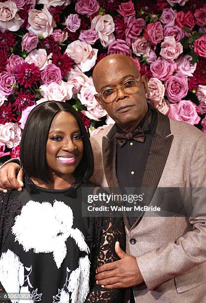 LaTanya Richardson Jackson and Samuel L. Jackson attend the 2016 American Theatre Wing Gala honoring Cicely Tyson at the Plaza Hotel on September 22,...