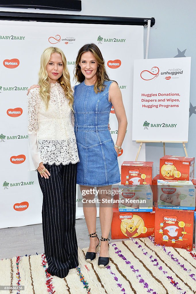 The Baby2Baby and Huggies No Baby Unhugged Donation Event