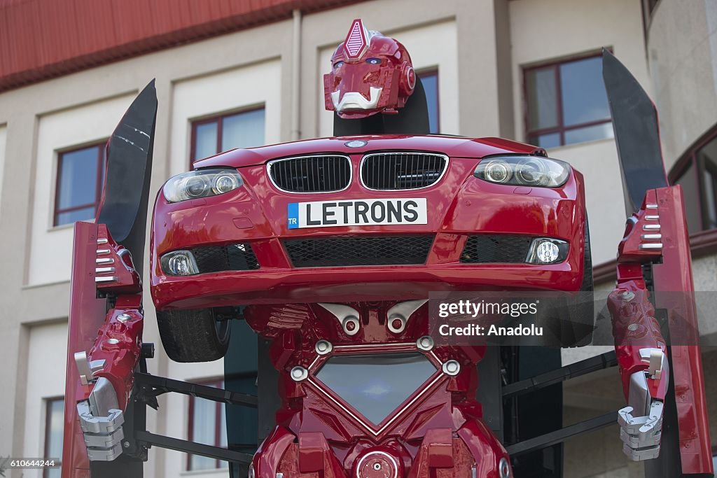 Turkey's first cars that change into robots presented in Ankara