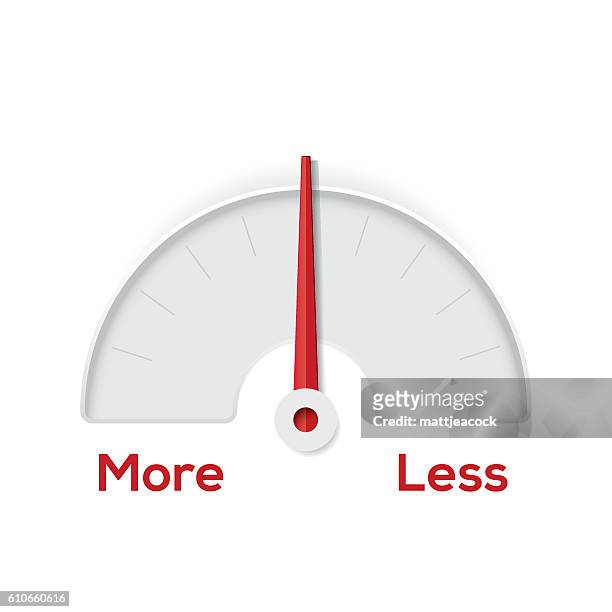 more less indicator gauge - greater than sign stock illustrations