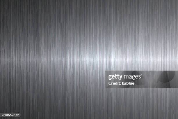 brushed metal background - platinum stock illustrations