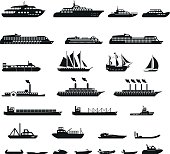 Set of ships