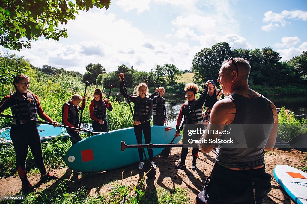 Classe paddleboarding