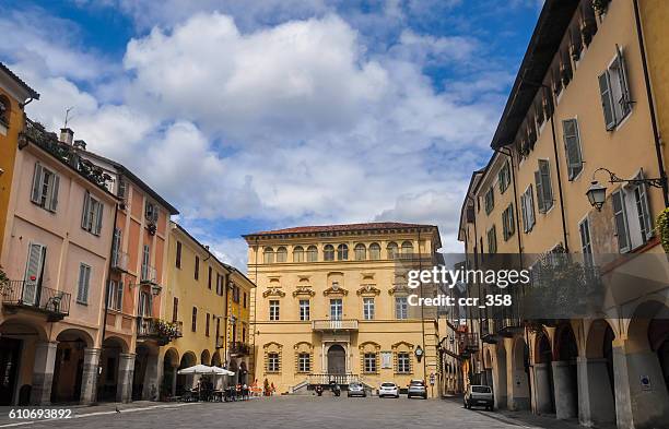 piazza cisterna - biella stock pictures, royalty-free photos & images