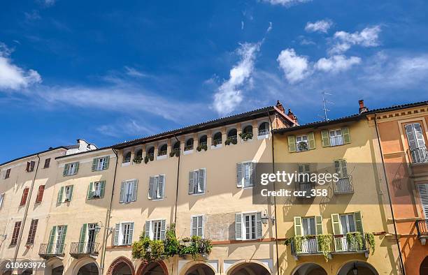 piazza cisterna - biella stock pictures, royalty-free photos & images