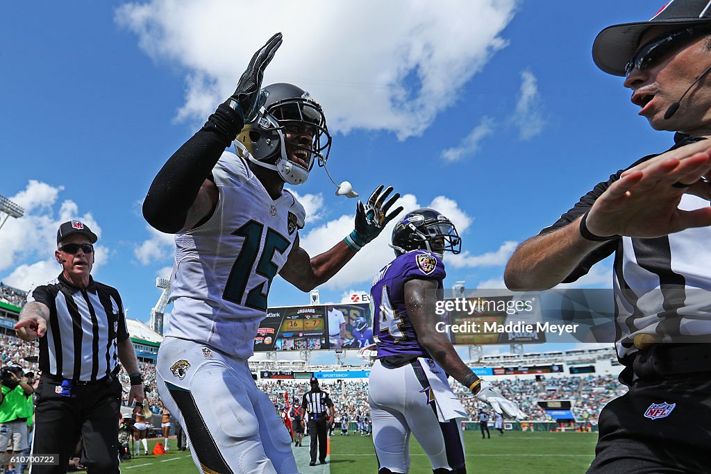 Baltimore Ravens v Jacksonville Jaguars