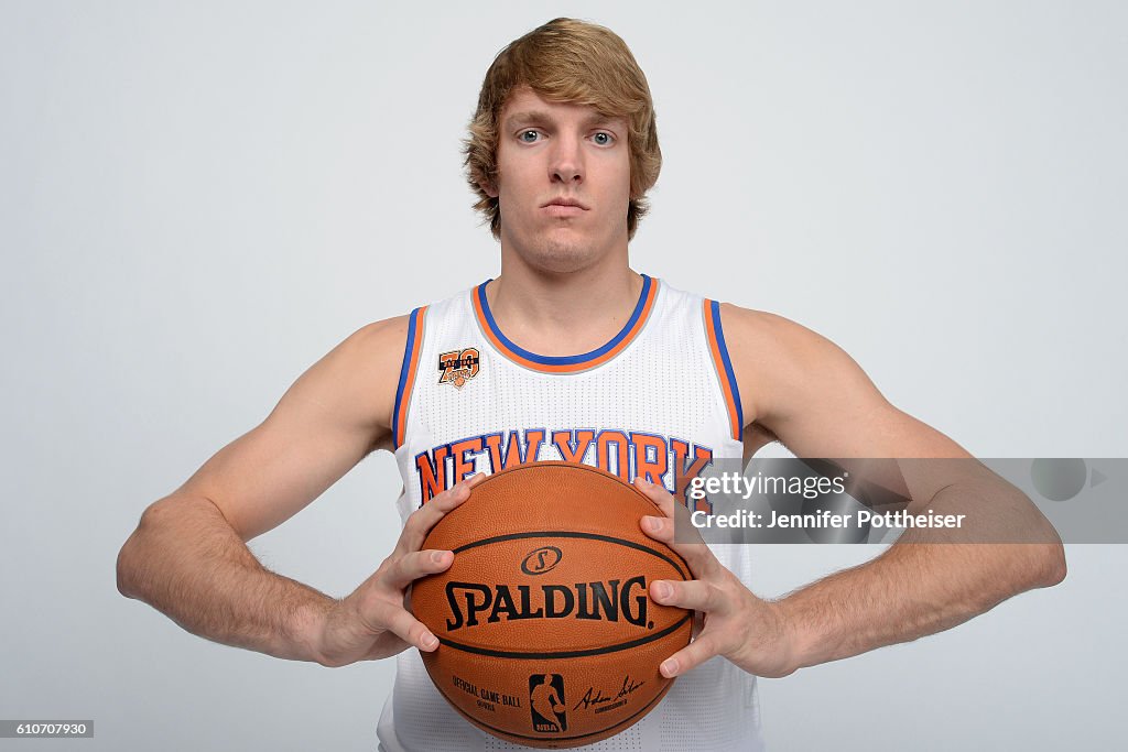 2016-2017 New York Knicks Media Day