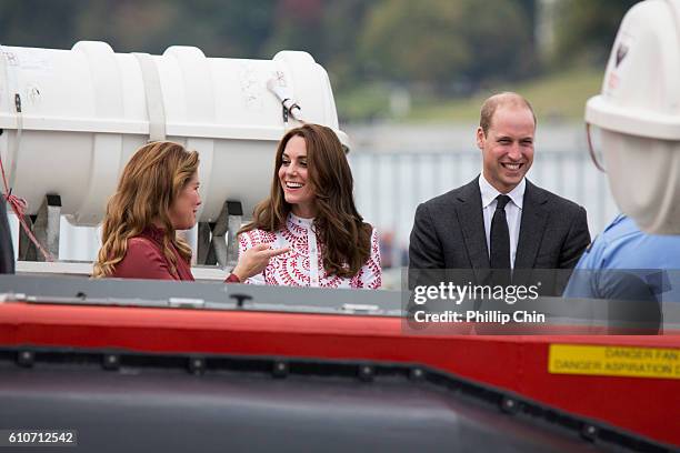 Prince William, Duke of Cambridge, Catherine, Duchess of Cambridge, Prime Minister Justin Trudeau and Sophie Gregoire-Trudeau visits the Canadian...