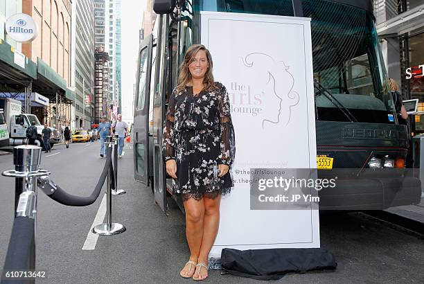 Rubicon Project Senior Marketing Manager Laura Chamberlain poses for a portrait at The Girls' Lounge, giving visibility to women at Advertising Week...