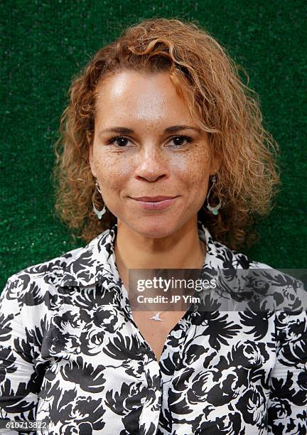 Rubicon Project Marketing VP Iesa McGettigan poses for a portrait at The Girls' Lounge, giving visibility to women at Advertising Week 2016, at the...