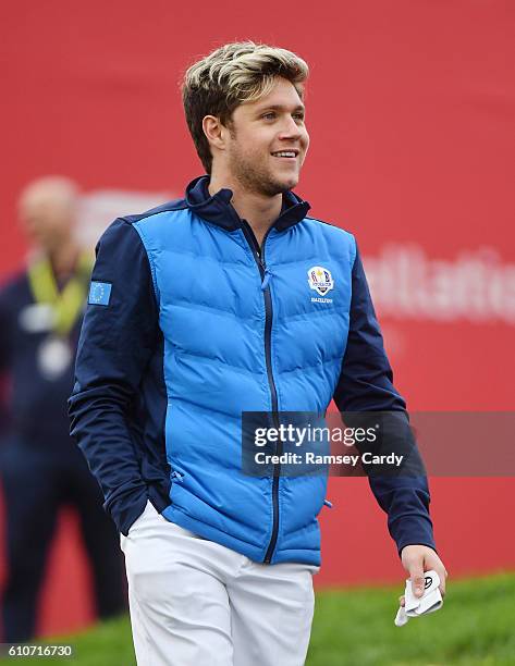 Minnesota , United States - 27 September 2016; One Direction singer Niall Horan before his round of the Celebrity Matches at The 2016 Ryder Cup...