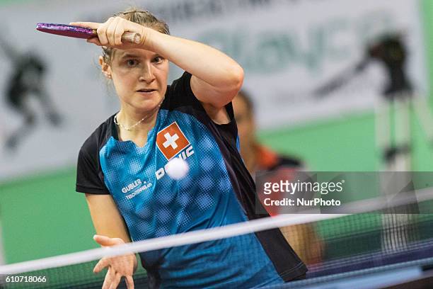 Rachel Moret, Switzerland during the European team Championships qualifications match between Poland against Switzerland on 27 September 2016 in...