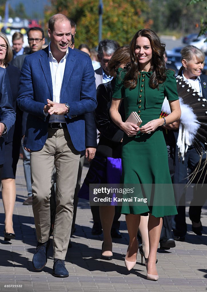 2016 Royal Tour To Canada Of The Duke And Duchess Of Cambridge - Kelowna, British Columbia And Whitehorse, Yukon