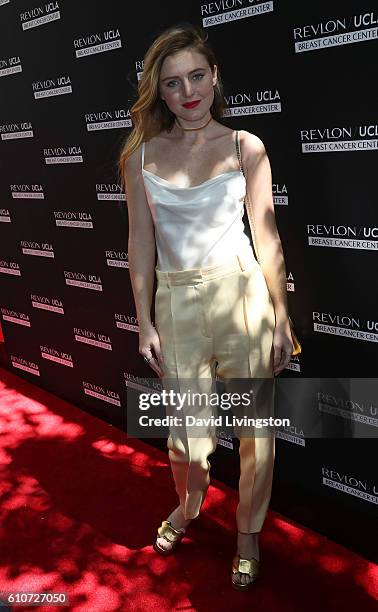 Actress Lorraine Nicholson attends Revlon's Annual Philanthropic Luncheon at Chateau Marmont on September 27, 2016 in Los Angeles, California.