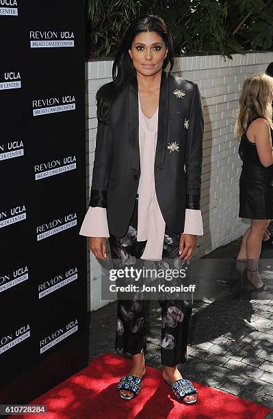 Rachel Roy arrives at Revlon's Annual Philanthropic Luncheon at Chateau Marmont on September 27, 2016 in Los Angeles, California.