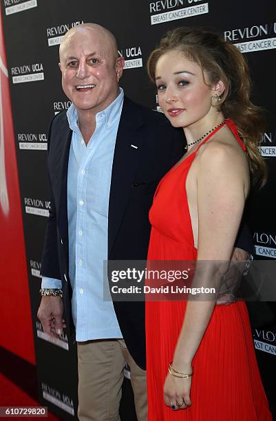 Chairman & CEO of MacAndrews & Forbes Holdings Inc Ronald O. Perelman and actress Carson Meyer attend Revlon's Annual Philanthropic Luncheon at...