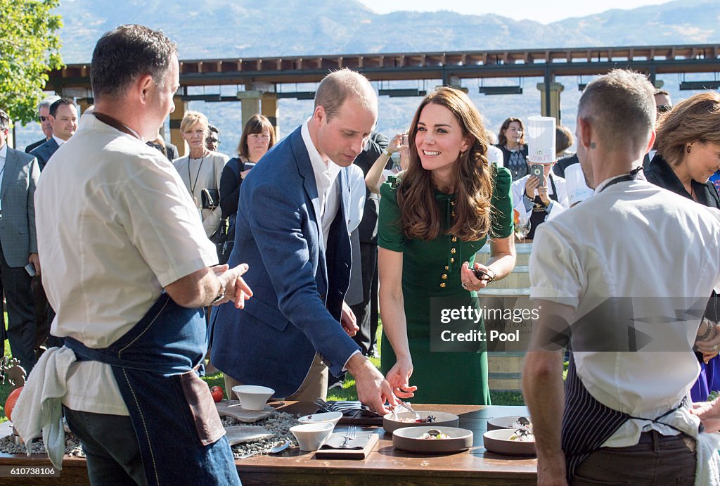 2016 Royal Tour To Canada Of The Duke And Duchess Of Cambridge - Kelowna, British Columbia And Whitehorse, Yukon