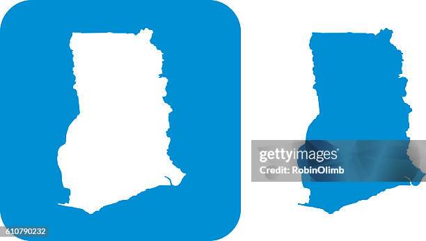 ilustrações de stock, clip art, desenhos animados e ícones de blue ghana icons - gana