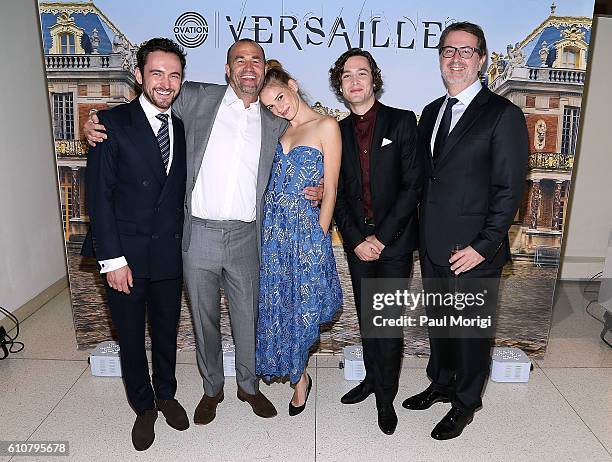 Actor George Blagden, Co-creator/Exec. Producer Simon Mirren, Actress Noemie Schmidt, Actor Alexander Vlahos and Co-creator/Exec. Producer David...