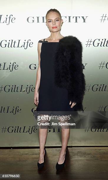 Actress Kate Bosworth attends the #GiltLife launch party held at a private residence on September 27, 2016 in New York City.