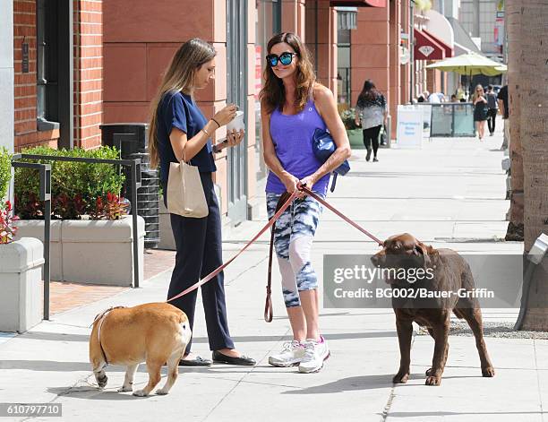 Janice Dickinson is seen on September 27, 2016 in Los Angeles, California.