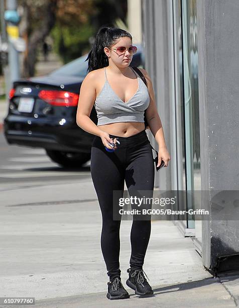 Ariel Winter is seen on September 27, 2016 in Los Angeles, California.