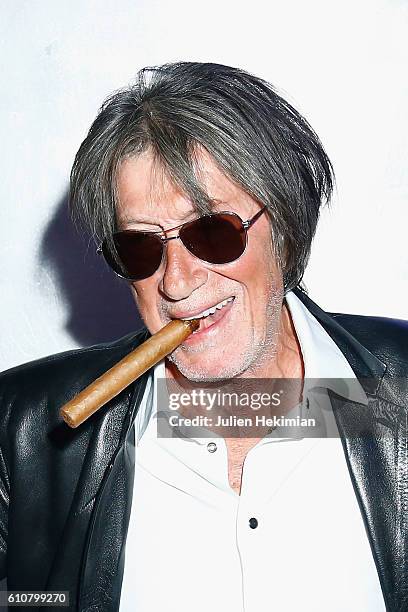 French Singer Jacques Dutronc attends the Etam after Party as part of the Paris Fashion Week Womenswear Spring/Summer 2017 on September 27, 2016 in...