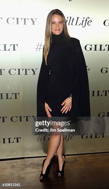 Kristen Sosa attends the #GiltLife launch party held at a private residence on September 27, 2016 in New York City.