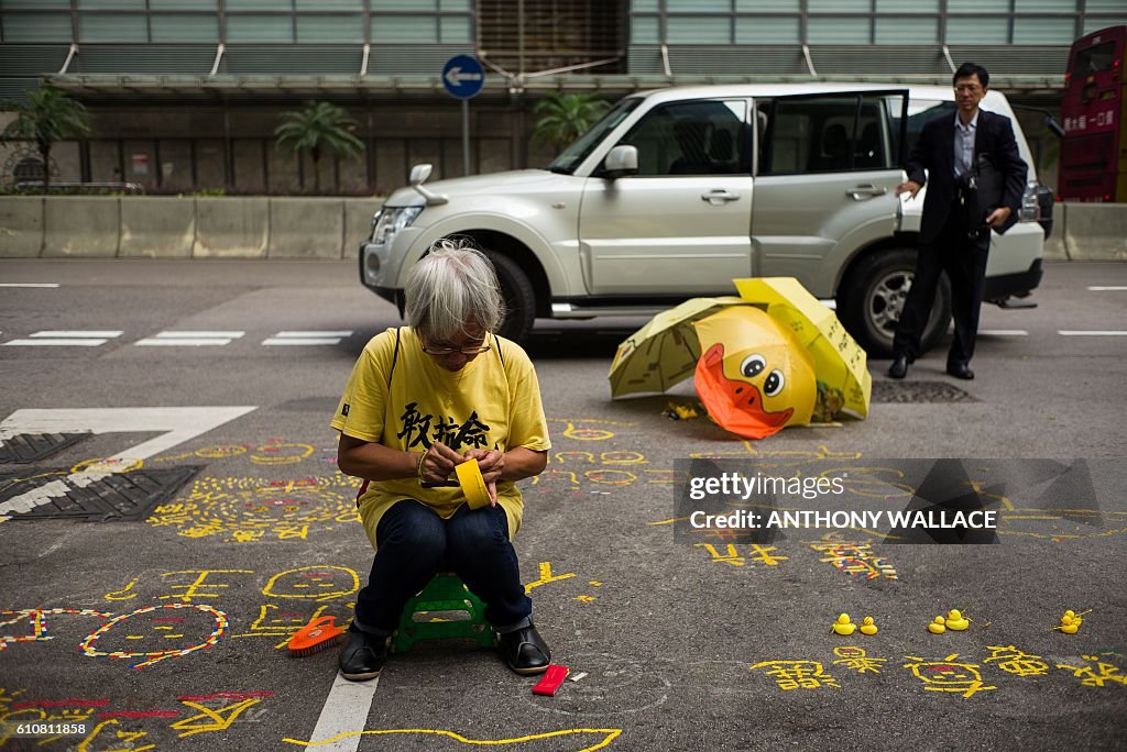 HONG KONG-CHINA-POLITICS-DEMOCRACY-ARTS