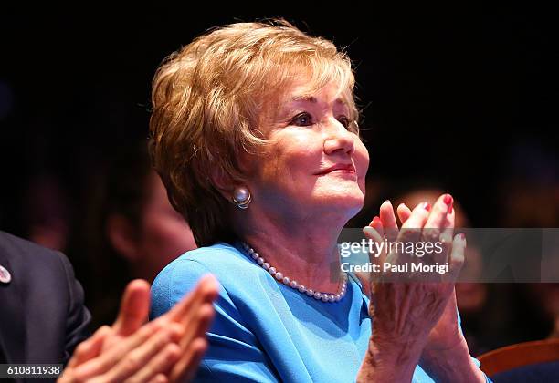 Sen. Elizabeth Dole at the launch of the Elizabeth Dole Foundation's "Hidden Heroes" campaign at U.S. Capitol Visitor Center on September 27, 2016 in...