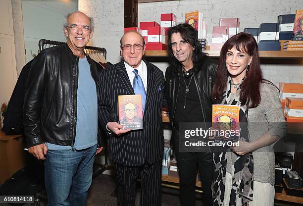 Shep Gordon, Clive Davis, Alice Cooper and Sheryl Goddard attend as Alice Cooper, Shep Gordon and Shinola celebrate the release of Gordons Memoir,...