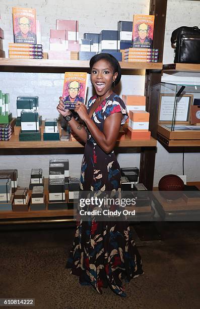 Amber Williams attends as Alice Cooper, Shep Gordon and Shinola celebrate the release of Gordons Memoir, "They Call Me Supermensch" on September 27,...
