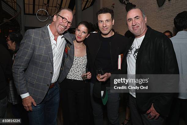 Michel Nischan, Rocco DiSpirito and Rob Roth attend as Alice Cooper, Shep Gordon and Shinola celebrate the release of Gordons Memoir, "They Call Me...