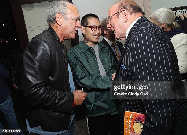 Shep Gordon, Chef Danny Bowien and Clive Davis attend as Alice Cooper, Shep Gordon and Shinola celebrate the release of Gordons Memoir, "They Call Me...