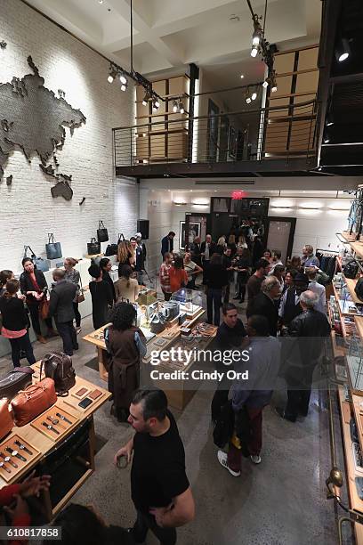 Guests attend as Alice Cooper, Shep Gordon and Shinola celebrate the release of Gordons Memoir, "They Call Me Supermensch" on September 27, 2016 at...