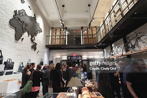 Guests attend as Alice Cooper, Shep Gordon and Shinola celebrate the release of Gordons Memoir, "They Call Me Supermensch" on September 27, 2016 at...
