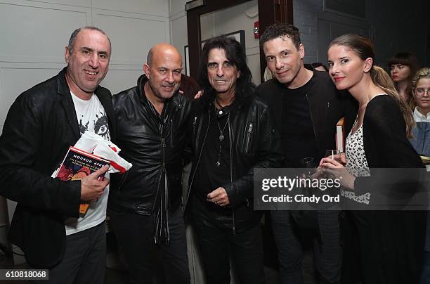 Rob Roth, John Varvatos, Alice Cooper, Rocco DiSpirito and guest attend as Alice Cooper, Shep Gordon and Shinola celebrate the release of Gordons...