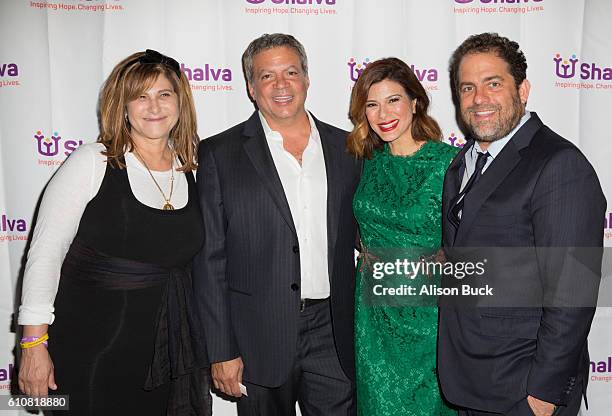 Business executive and producer Amy Pascal, producer Michael De Luca, actress Angelique Madrid and director/producer Brett Ratner attend the Spirit...