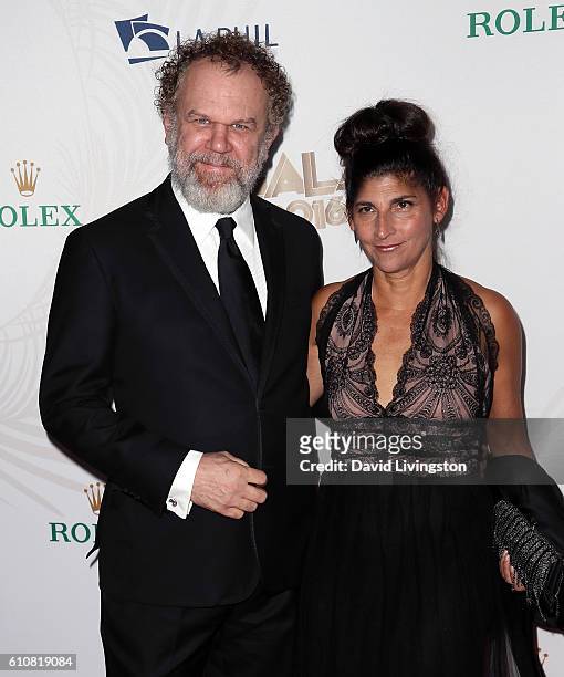 Actor John C. Reilly and wife Alison Dickey attend the Los Angeles Philharmonic 2016/17 Opening Night Gala: Gershwin and the Jazz Age at Walt Disney...