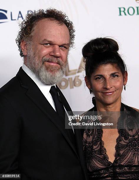 Actor John C. Reilly and wife Alison Dickey attend the Los Angeles Philharmonic 2016/17 Opening Night Gala: Gershwin and the Jazz Age at Walt Disney...