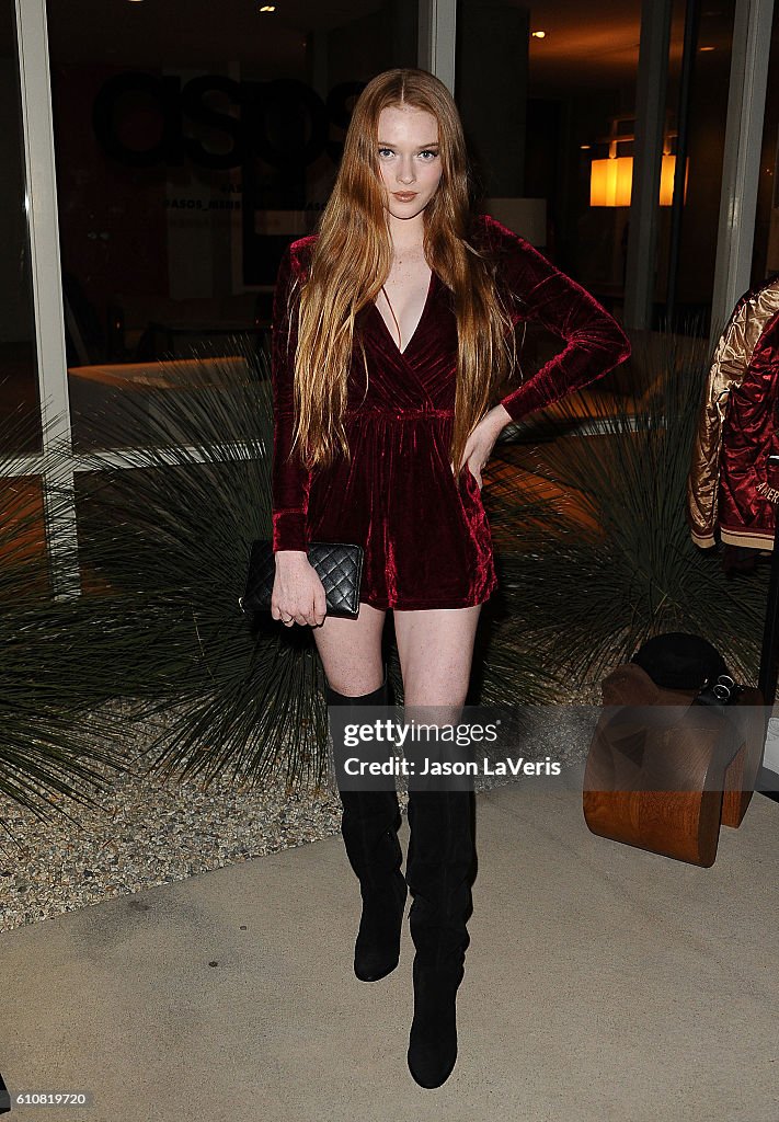 ASOS Dinner And Unveiling Of 2016 Holiday Collections - Arrivals